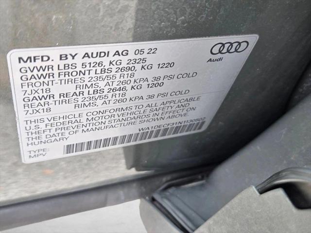 2022 Audi Q3 Premium 45 TFSI S line quattro Tiptronic