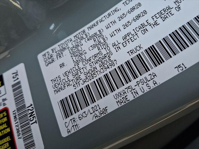 2026 Toyota Tundra Limited CrewMax 5.5' Bed