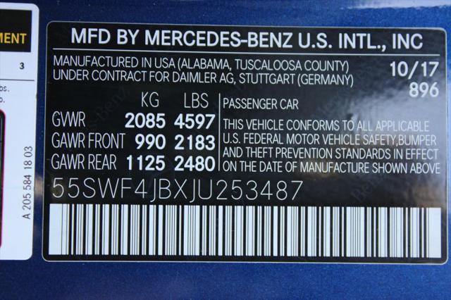 2018 Mercedes-Benz C-CLASS C 300 C 300
