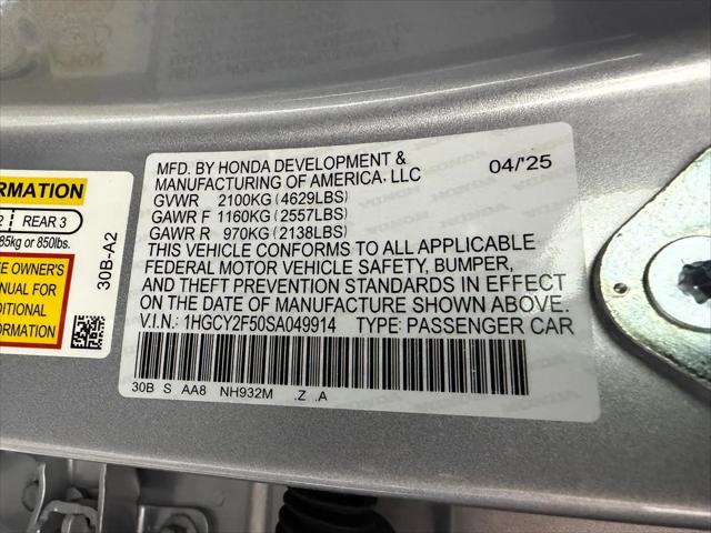 2025 Honda Accord Sedan Sport