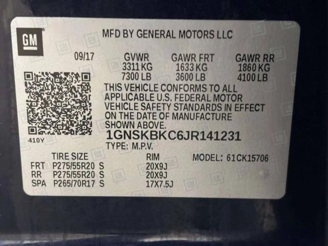 2018 Chevrolet Tahoe LT