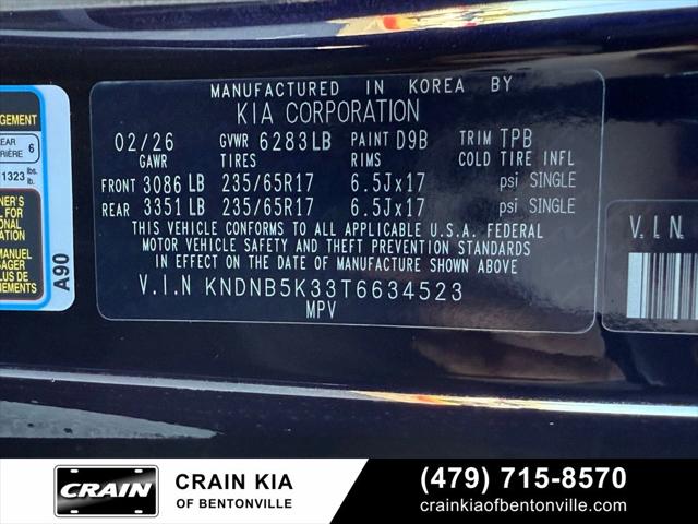 2026 Kia Carnival MPV LXS