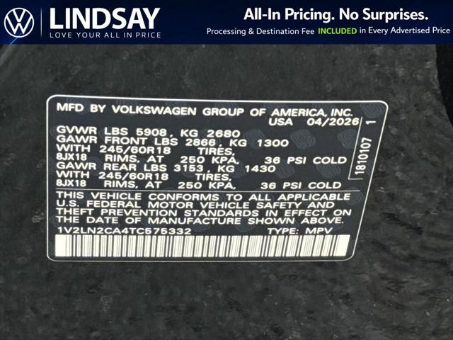2026 Volkswagen Atlas SE