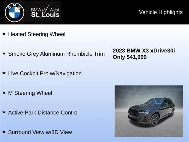 2023 BMW X3 xDrive30i