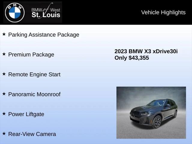 2023 BMW X3 xDrive30i
