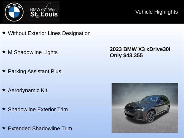 2023 BMW X3 xDrive30i