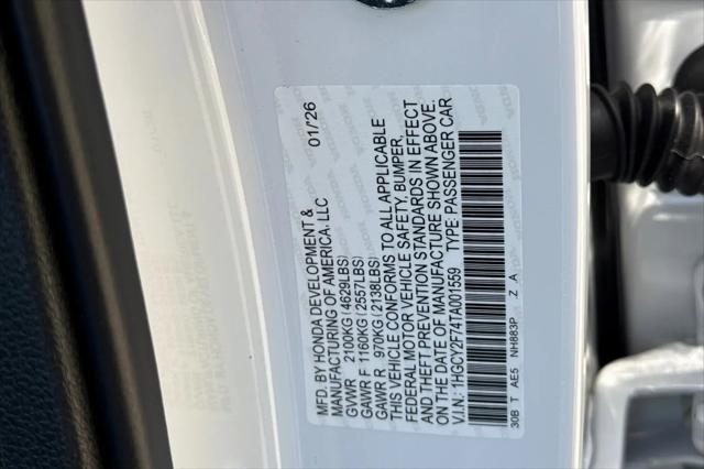 2026 Honda Accord Sedan Sport-L