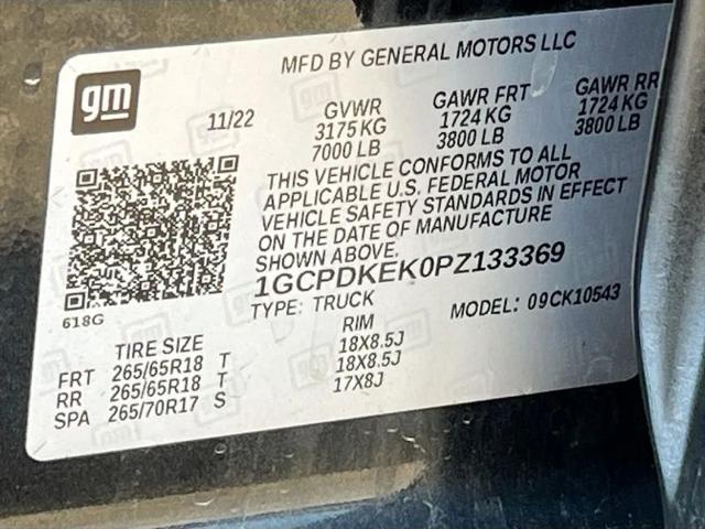 2023 Chevrolet Silverado 1500 4WD Crew Cab Short Bed LT with 2FL