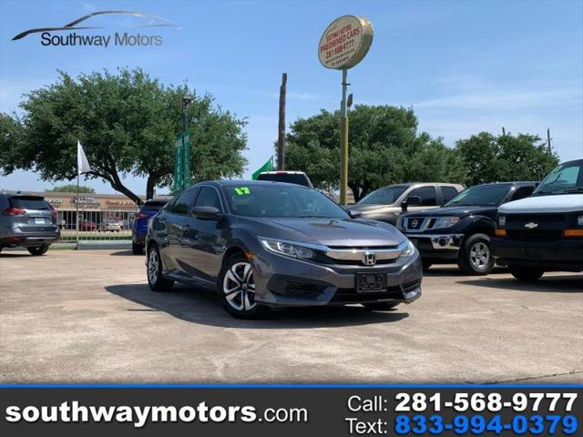 2017 Honda Civic LX for sale in Houston, TX