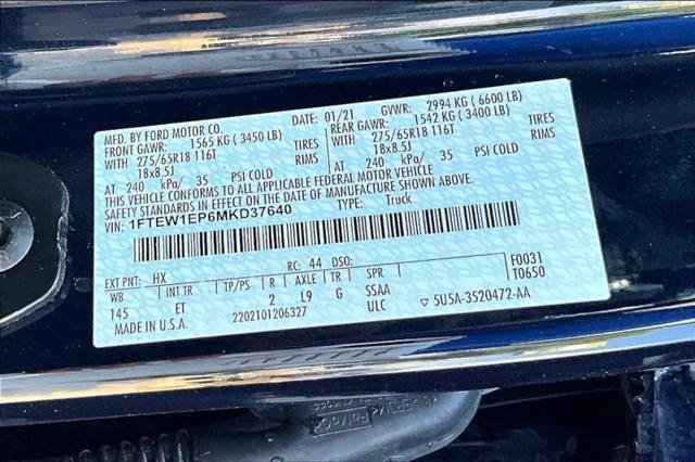 2021 Ford F-150 LARIAT