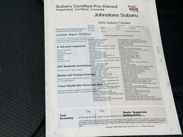 2022 Subaru Forester Wilderness