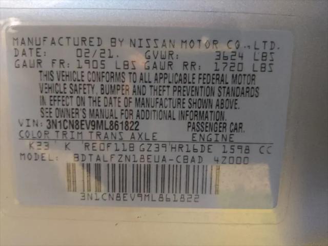 2021 Nissan Versa SV Xtronic CVT