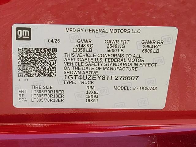 2026 GMC Sierra 2500HD Crew Cab, Standard Bed, AT4X, 4WD