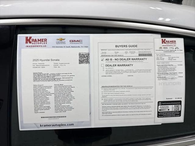 2025 Hyundai Sonata SEL