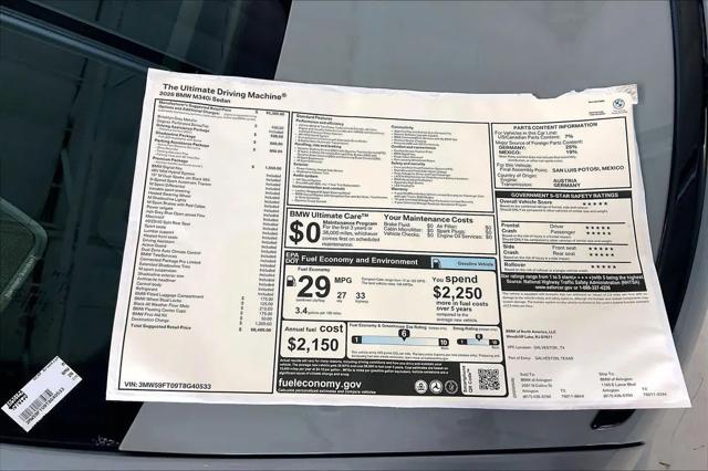 2026 BMW M340i NA