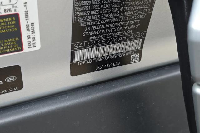 2019 Land Rover Range Rover 3.0L V6 Supercharged HSE