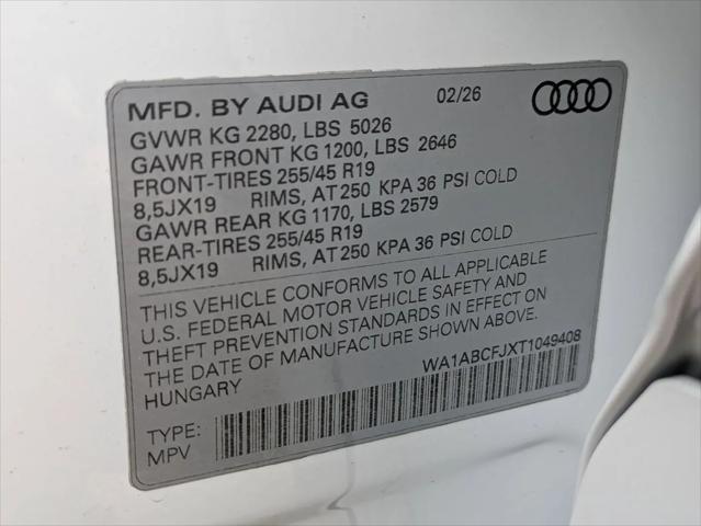 2026 Audi Q3 TFSI quattro S tronic