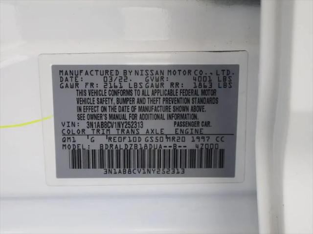 2022 Nissan Sentra SV Xtronic CVT
