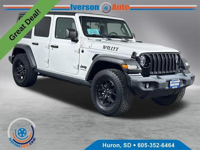 2020 Jeep Wrangler Willys 4x4 for sale in Huron, SD