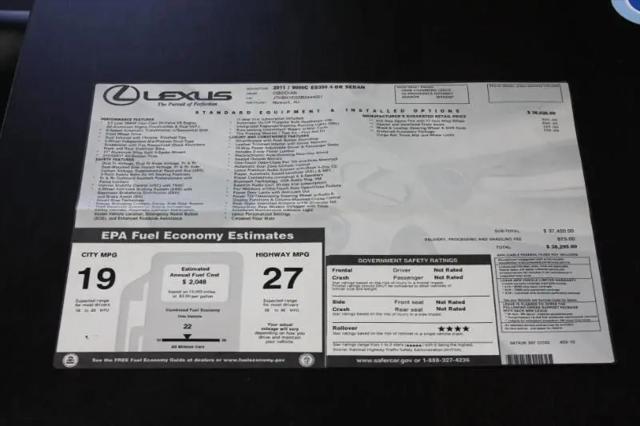 2011 Lexus ES 350 ES 350