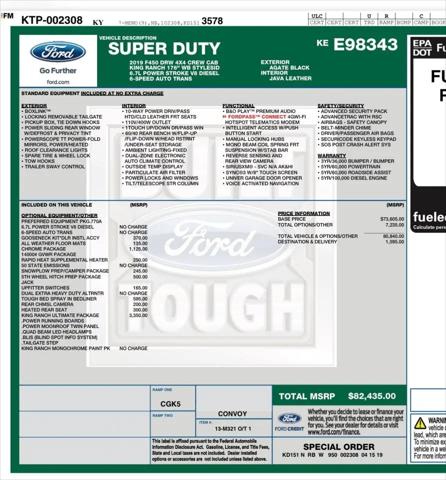 2019 Ford F-450 King Ranch
