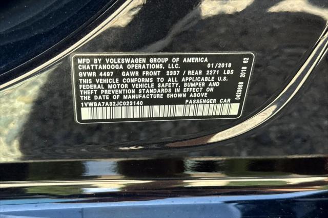 2018 Volkswagen Passat 2.0T SE