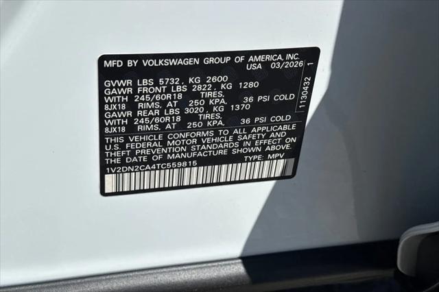 2026 Volkswagen Atlas SE
