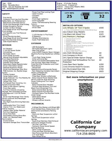 2016 Mercedes-Benz SLK SLK 300 SLK 300