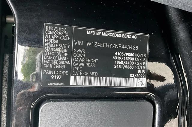 2022 Mercedes-Benz Sprinter 2500 Standard Roof V6