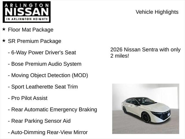 2026 Nissan Sentra SR