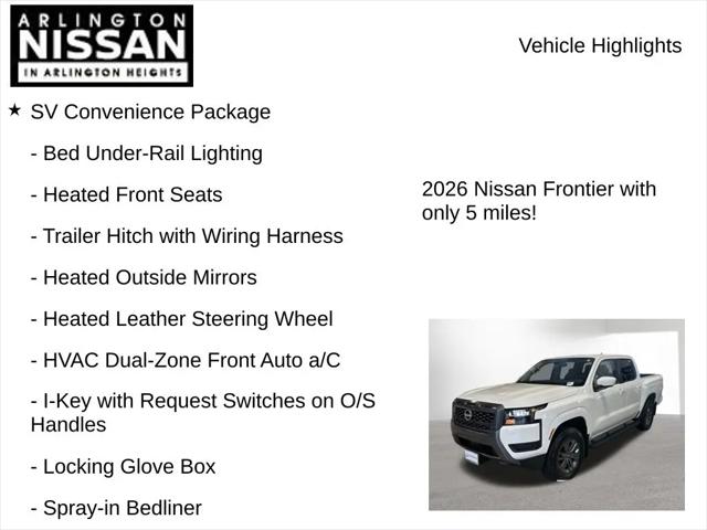 2026 Nissan Frontier Crew Cab SV 4x4