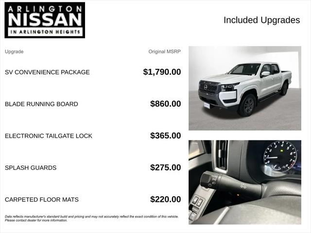 2026 Nissan Frontier Crew Cab SV 4x4