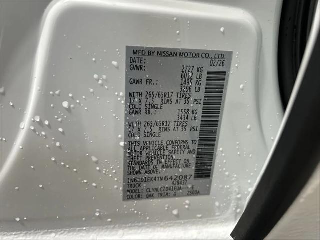 2026 Nissan Frontier Crew Cab SV 4x4