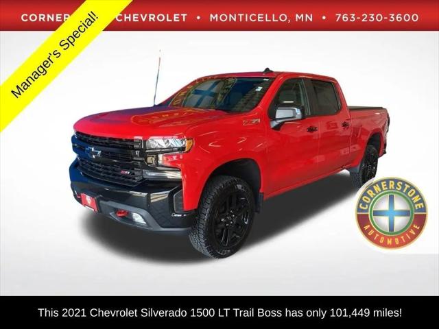 2021 Chevrolet Silverado 1500 4WD Crew Cab Standard Bed LT Trail Boss for sale in Monticello, MN