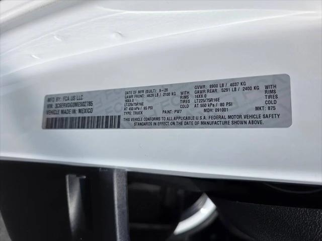 2021 Ram ProMaster 2500 Cargo Van High Roof 159" WB