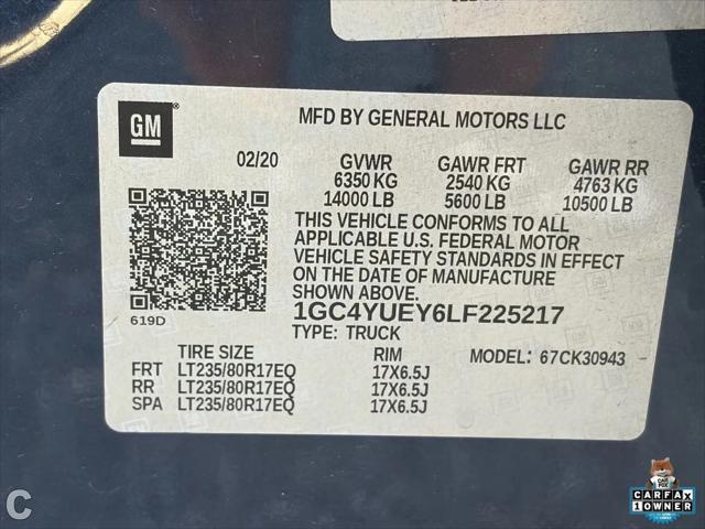 2020 Chevrolet Silverado 3500HD 4WD Crew Cab Long Bed LTZ