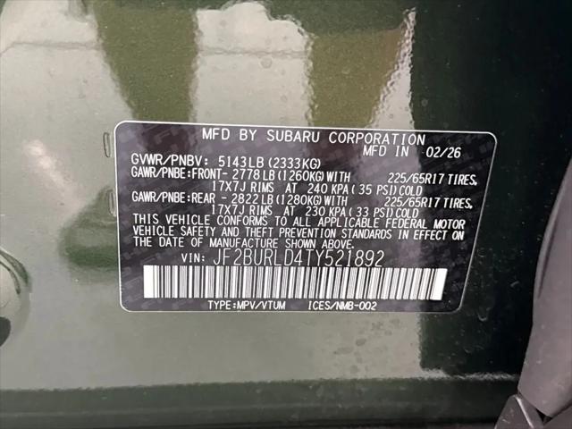 2026 Subaru Outback Wilderness