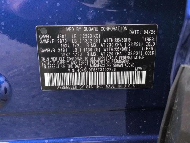 2026 Subaru Forester Sport
