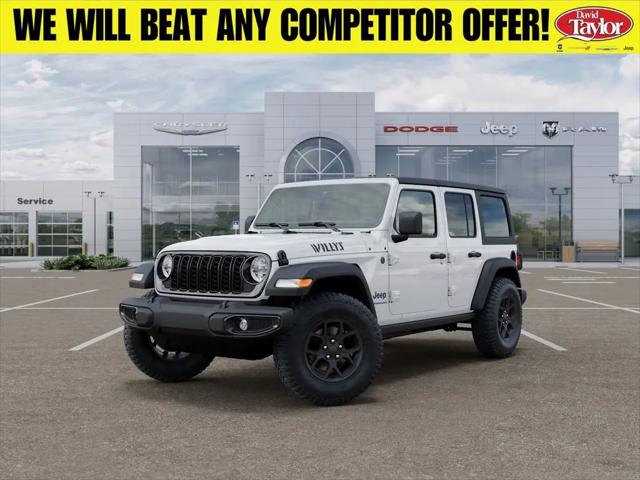 2026 Jeep Wrangler 4-Door Willys 4x4 for sale in Michigan City, IN