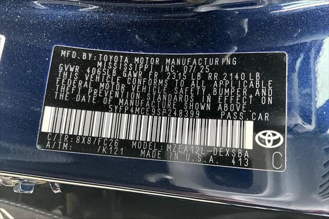 2025 Toyota Corolla SE