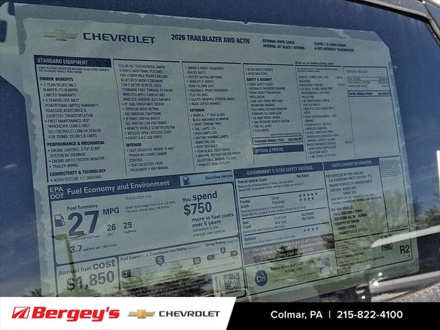 2026 Chevrolet TrailBlazer AWD ACTIV