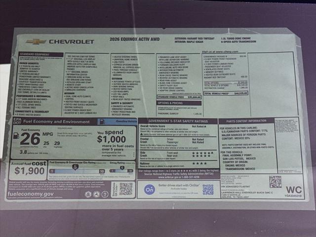 2026 Chevrolet Equinox AWD ACTIV