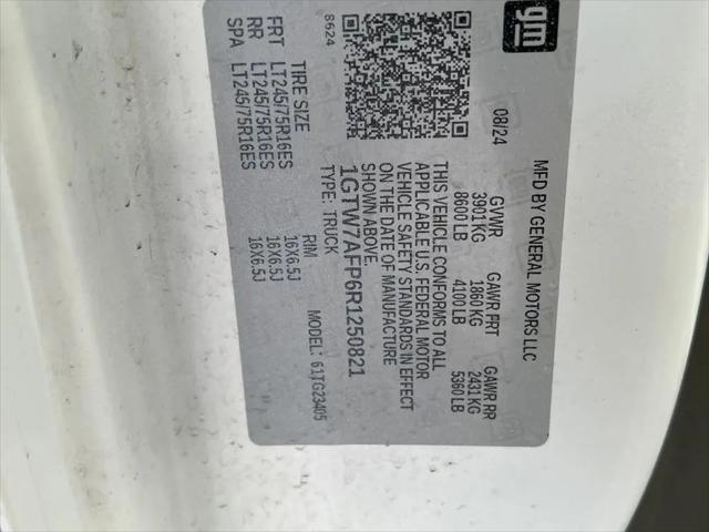 2024 GMC Savana Cargo RWD 2500 Regular Wheelbase Work Van