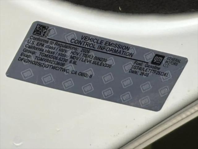 2026 GMC Sierra 2500HD Crew Cab, Standard Bed, Pro, 4WD