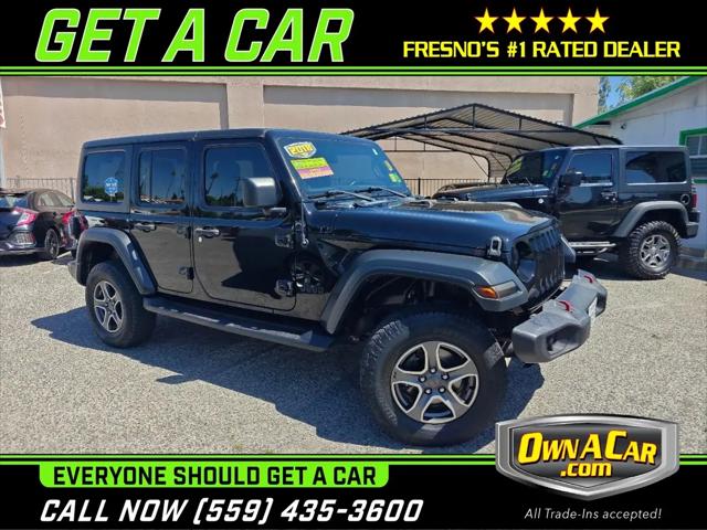 2018 Jeep Wrangler Unlimited Sport S 4x4 for sale in Fresno, CA
