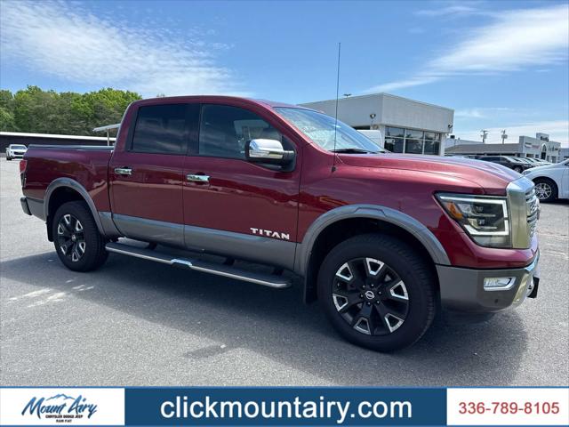 2021 Nissan Titan Crew Cab Platinum Reserve 4x4 for sale in Mount Airy, NC