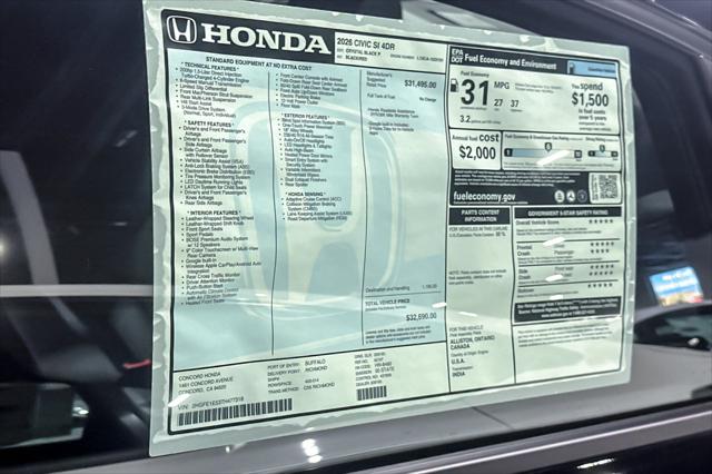 2026 Honda Civic Sedan