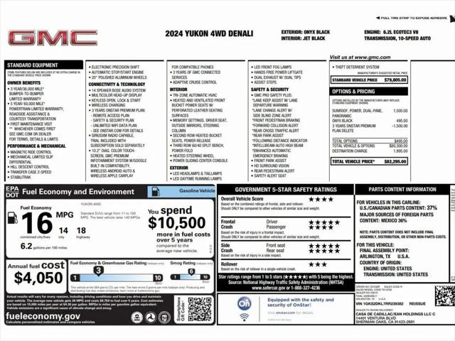2024 GMC Yukon 4WD Denali