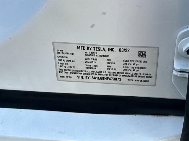 2022 Tesla Model S Plaid Tri Motor All-Wheel Drive