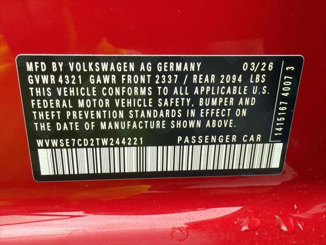 2026 Volkswagen Golf GTI SE